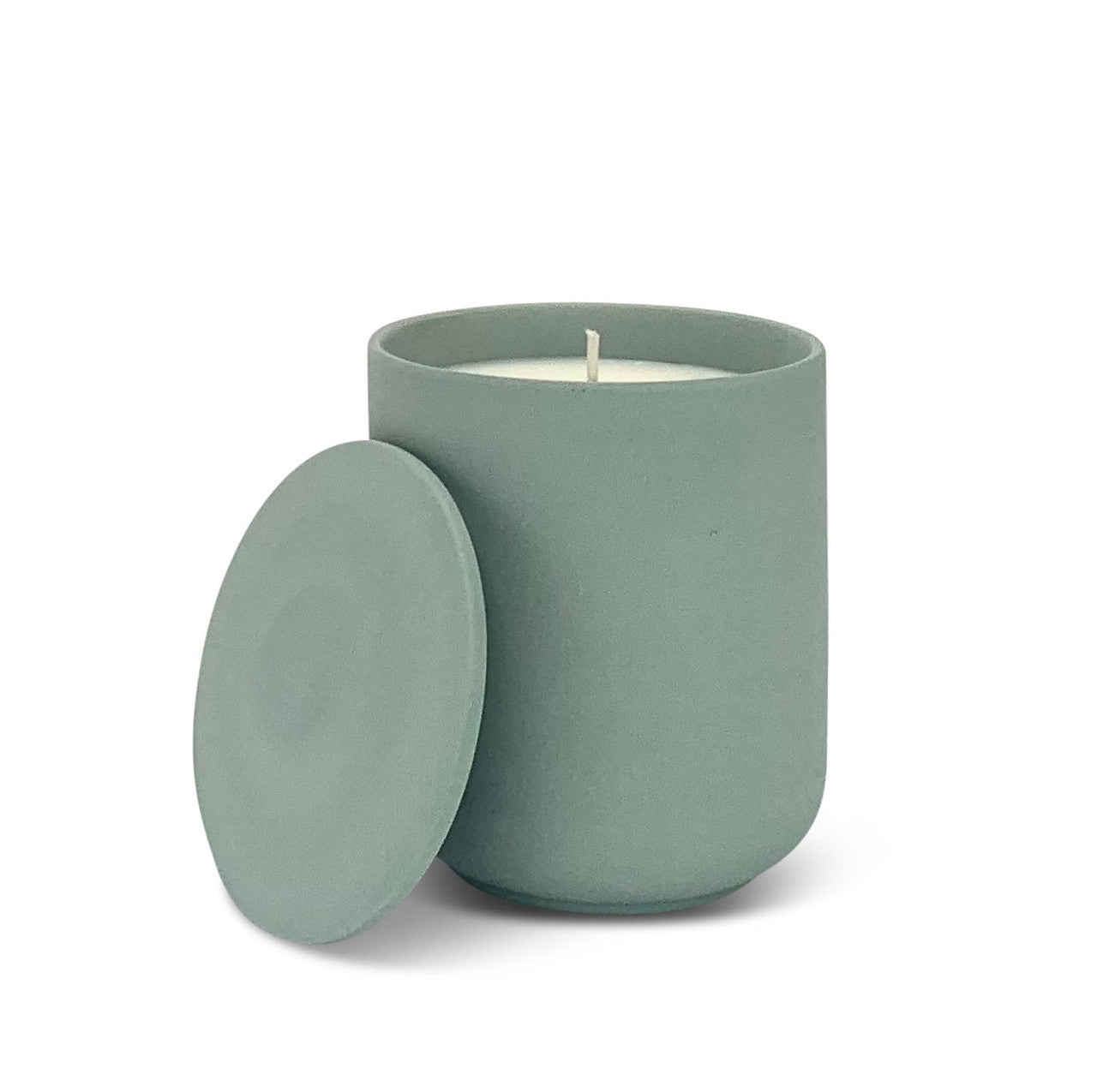 Ceramic Candle with Lid - Citrus, Eucalyptus & Cedar