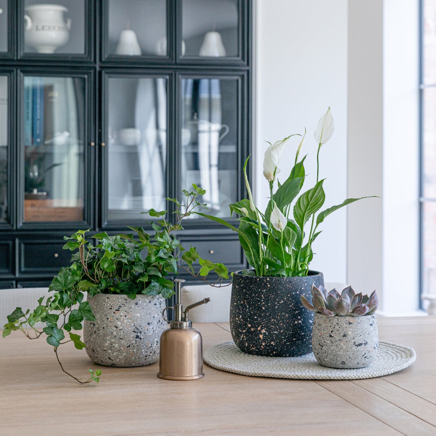 Grey Terrazzo Plant Pot