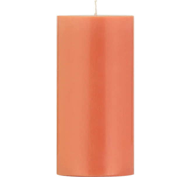 Solid Rust Pillar Candle