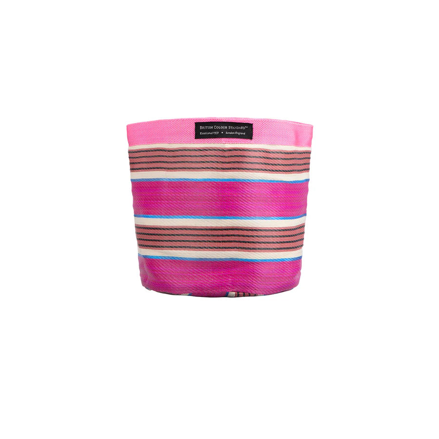 Eco Woven Pink Pot Cover