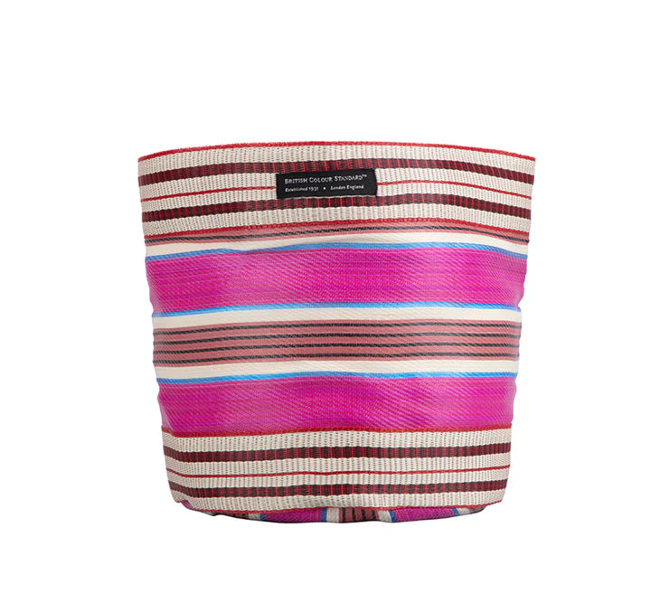 Eco Woven Pink Pot Cover