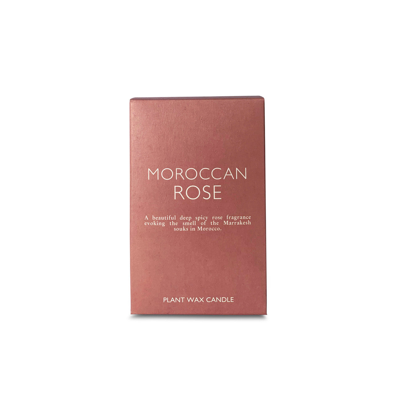 Ceramic Candle with Lid - Moroccan Rose