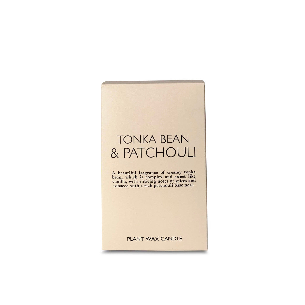 Ceramic Candle with Lid - Tonka Bean & Patchouli