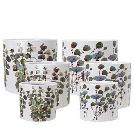 Ophelia White Ceramic Plant Pot