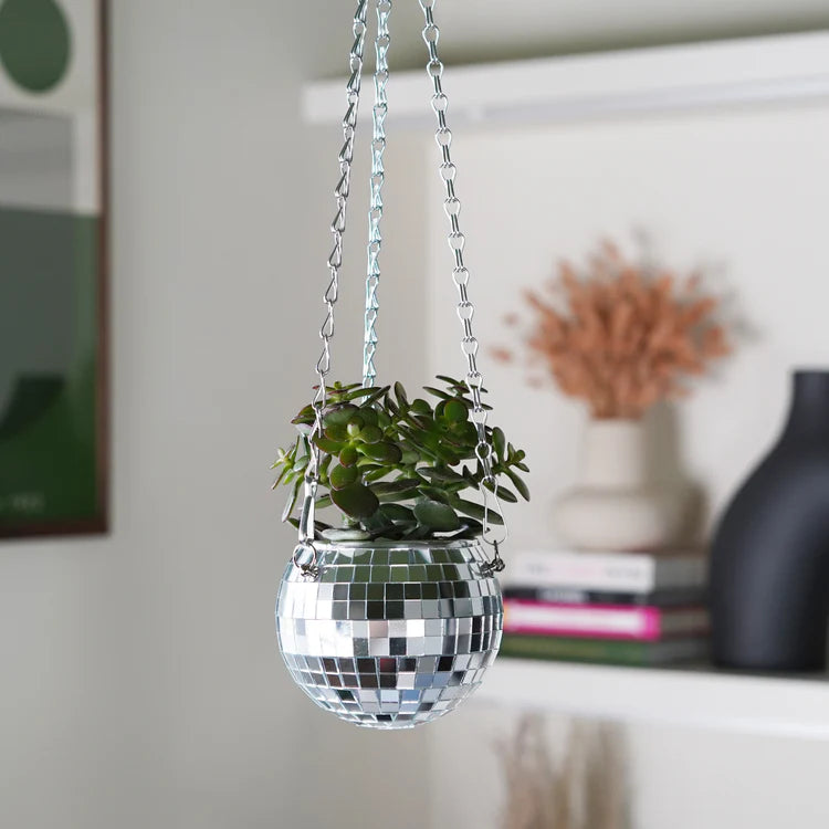 Glitter Ball Planter
