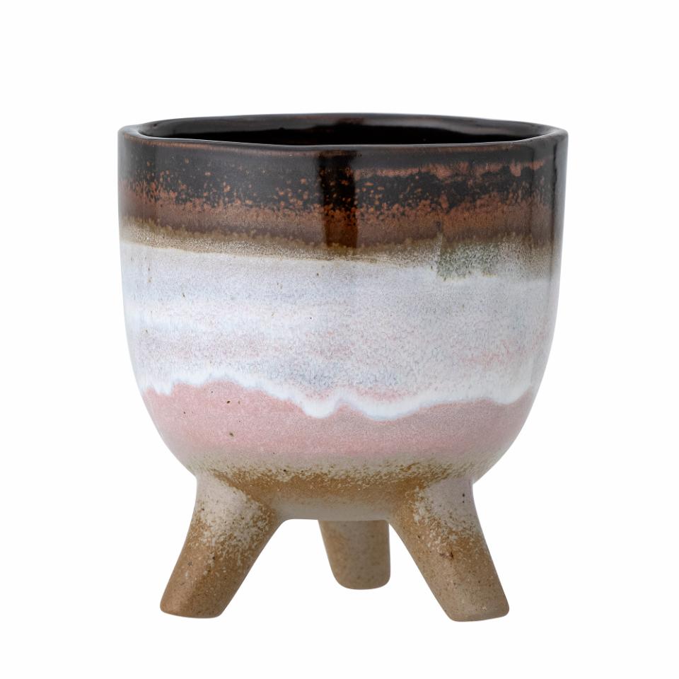 Glazed Pot with Feet
