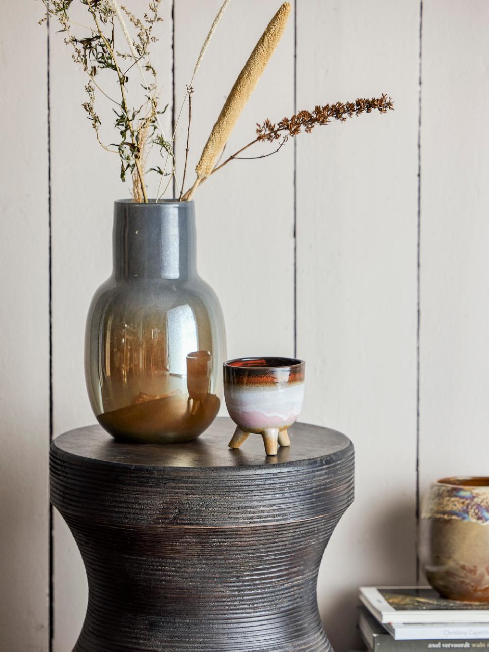 Glazed Pot with Feet