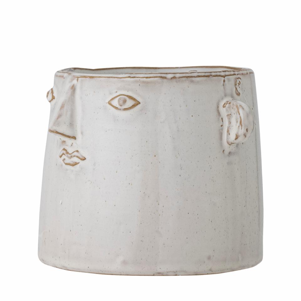 Detailed Face Pot