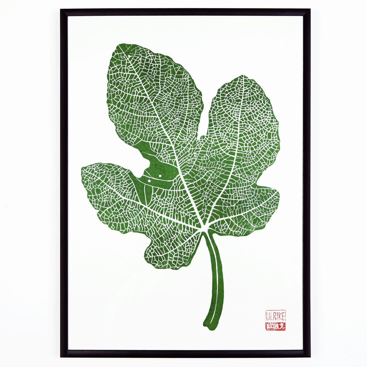 Fig Lino Print A3