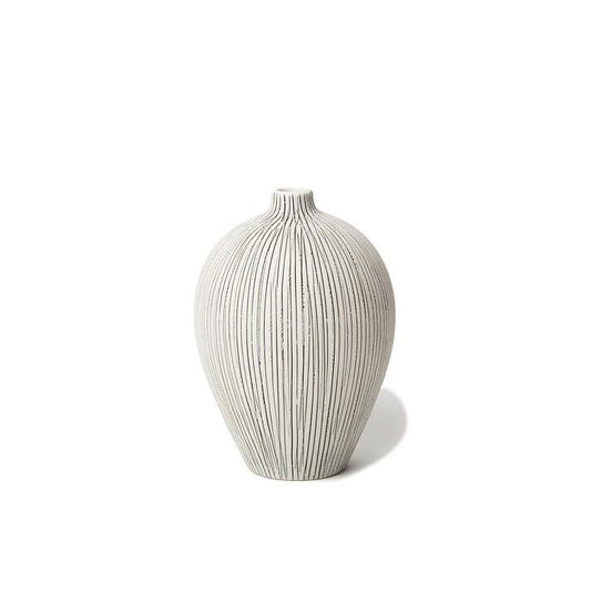 Grey Striped Lindform Ebba Vase