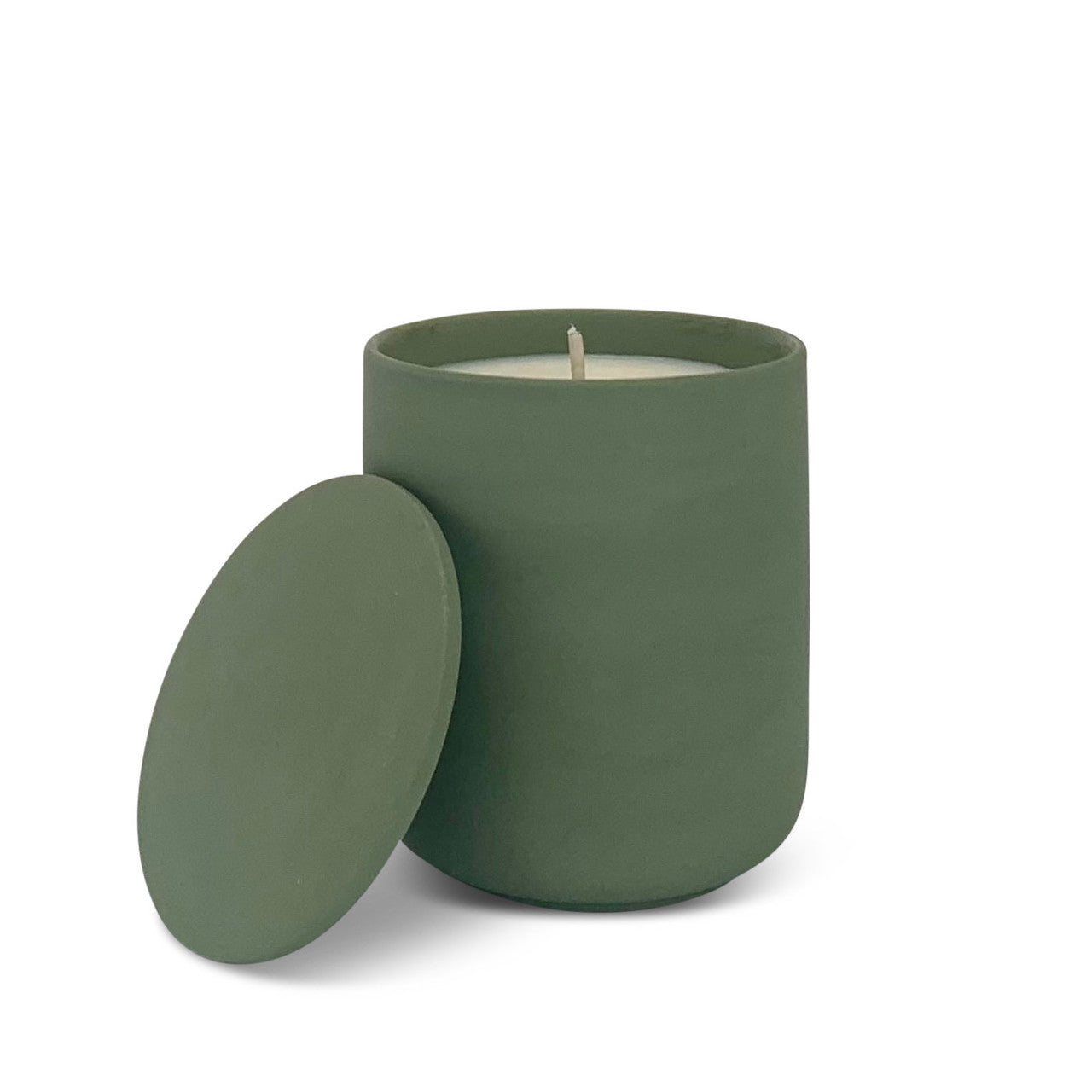 Ceramic Candle with Lid - Rosemary, Sage & Thyme