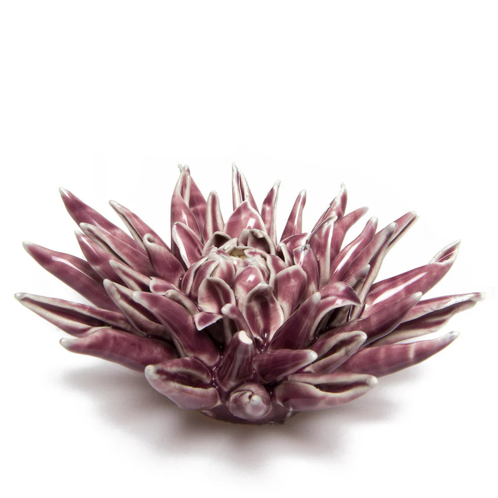 Purple Ceramic Flower