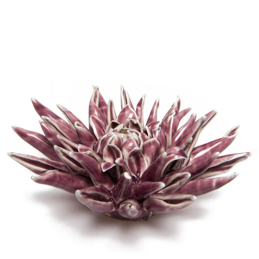 Purple Ceramic Flower