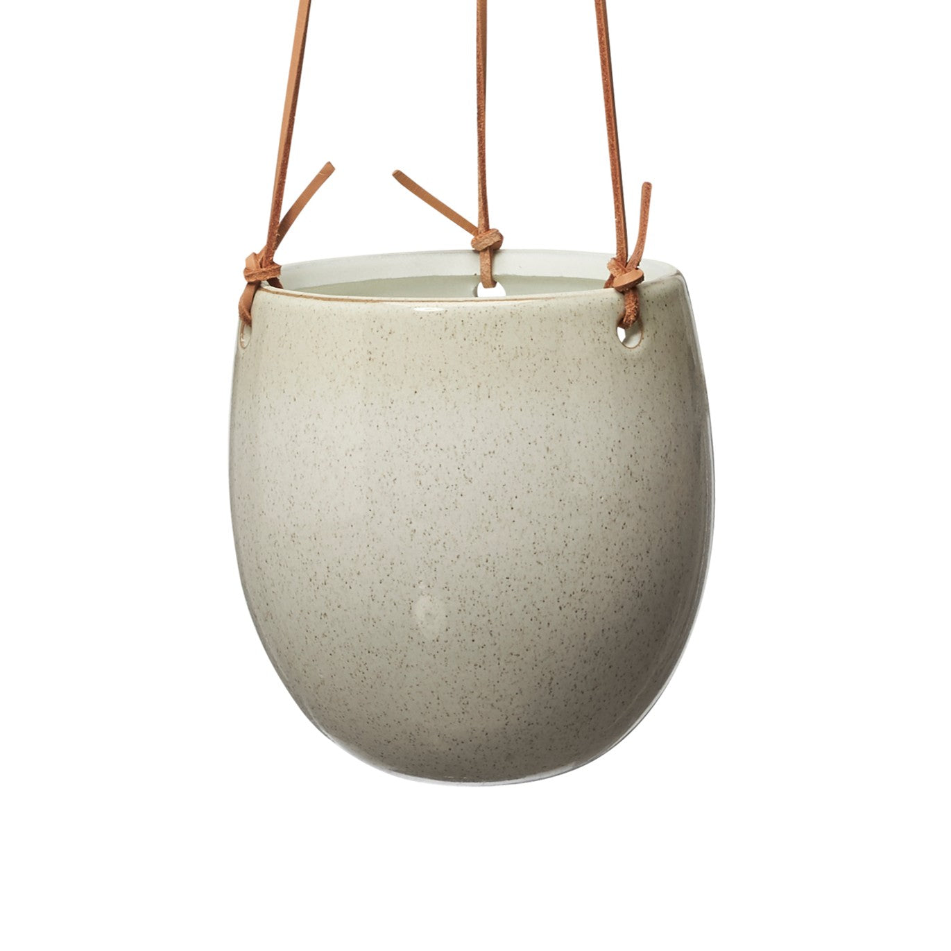 Hanging Ceramic Pot with Cord