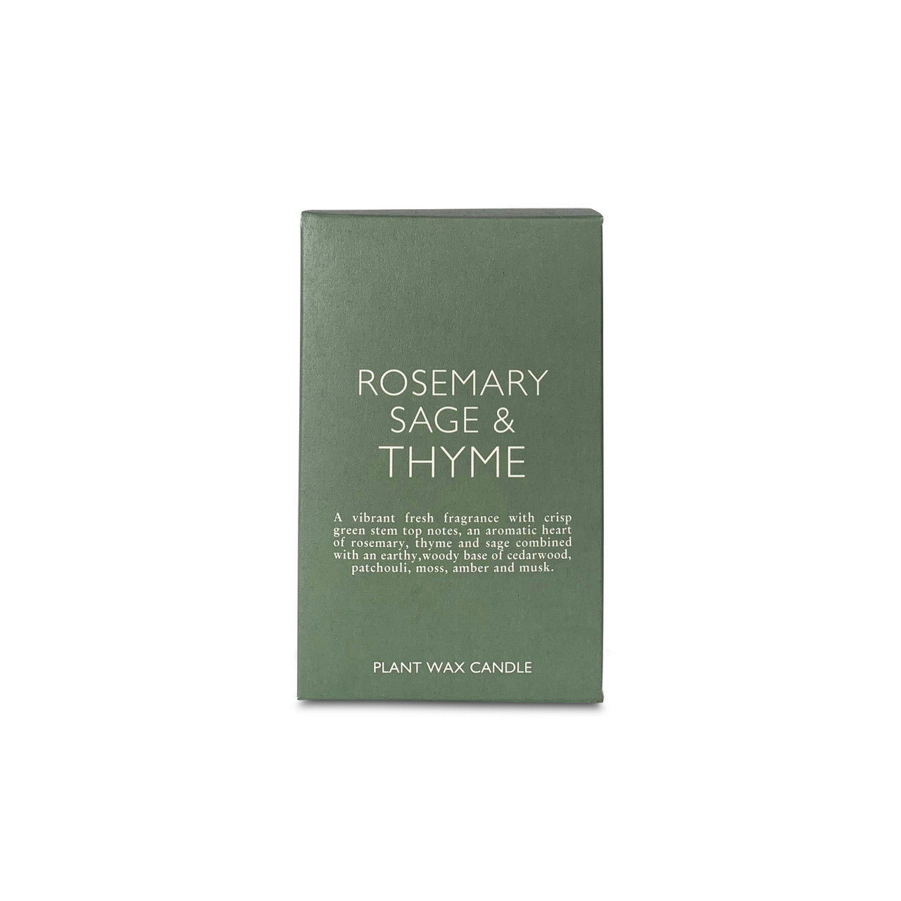 Ceramic Candle with Lid - Rosemary, Sage & Thyme