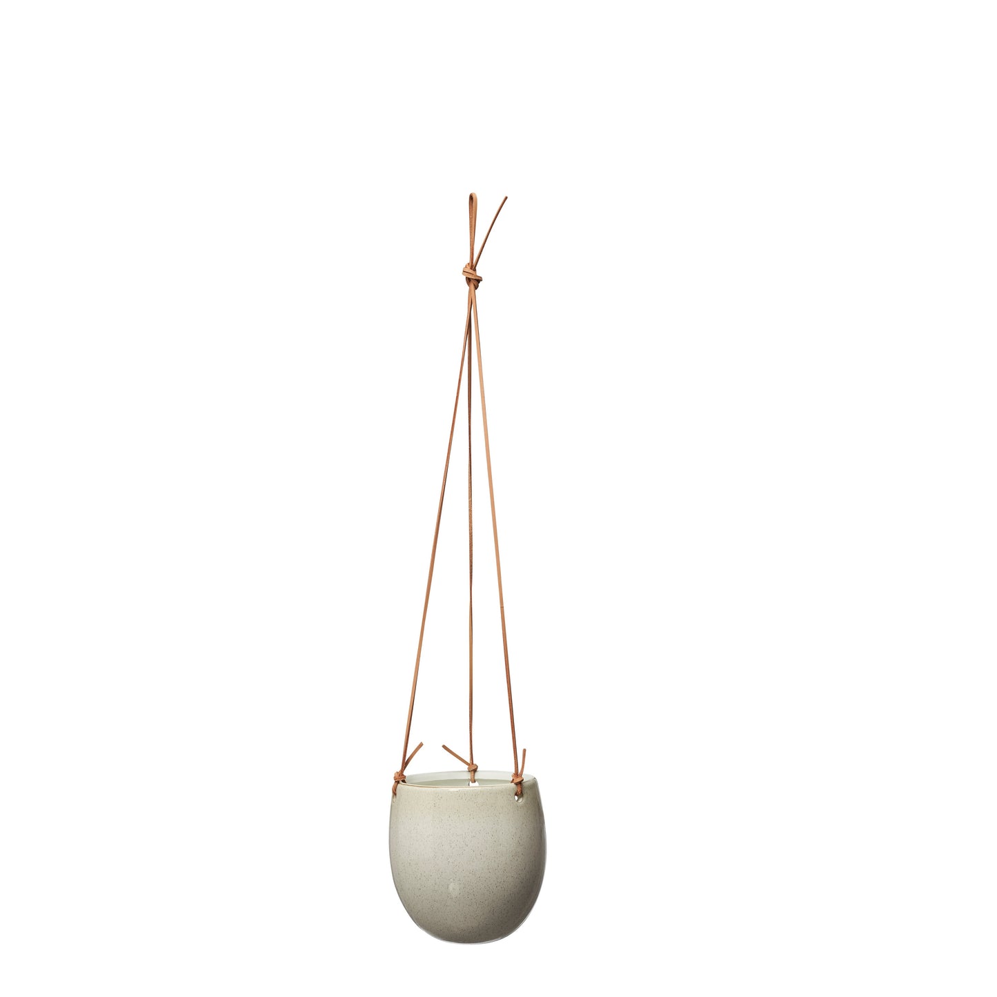 Hanging Ceramic Pot with Cord
