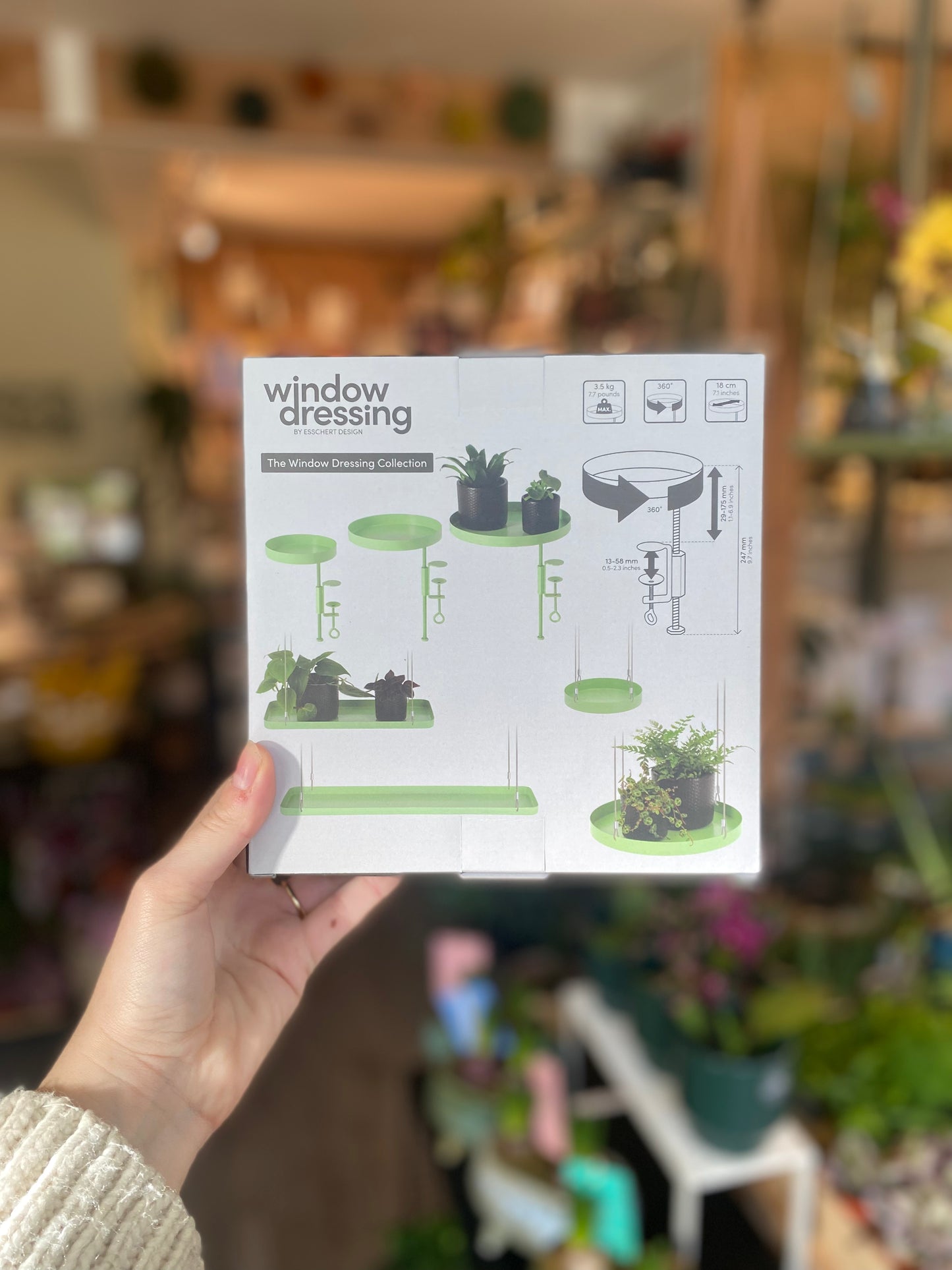 Window Dressing Round Plant Stand