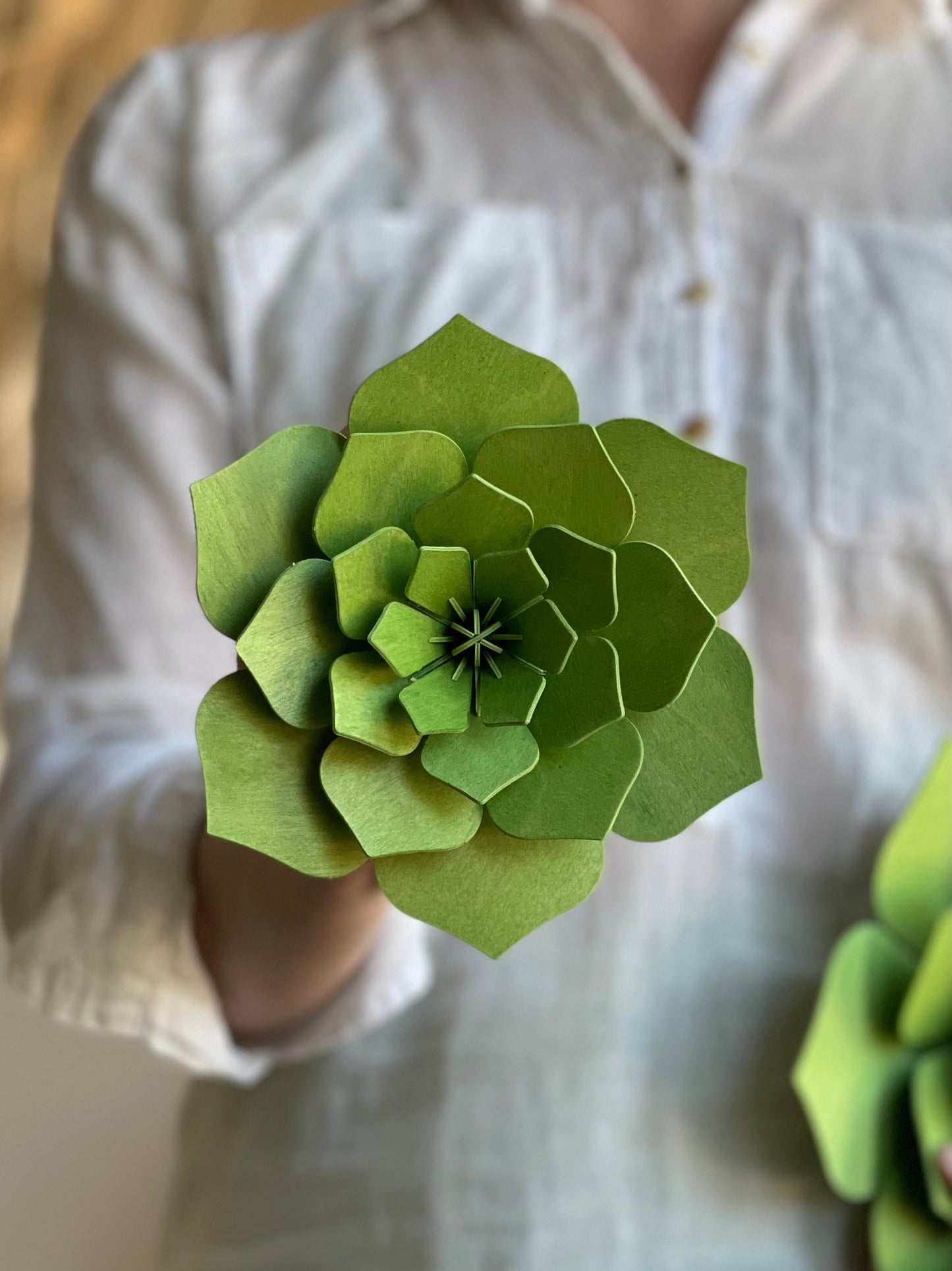 Birch Wood Wall Flower