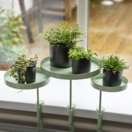 Window Dressing Round Plant Stand