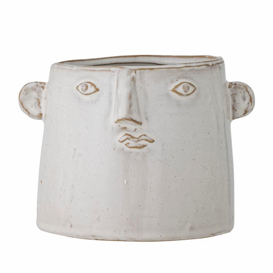 Detailed Face Pot