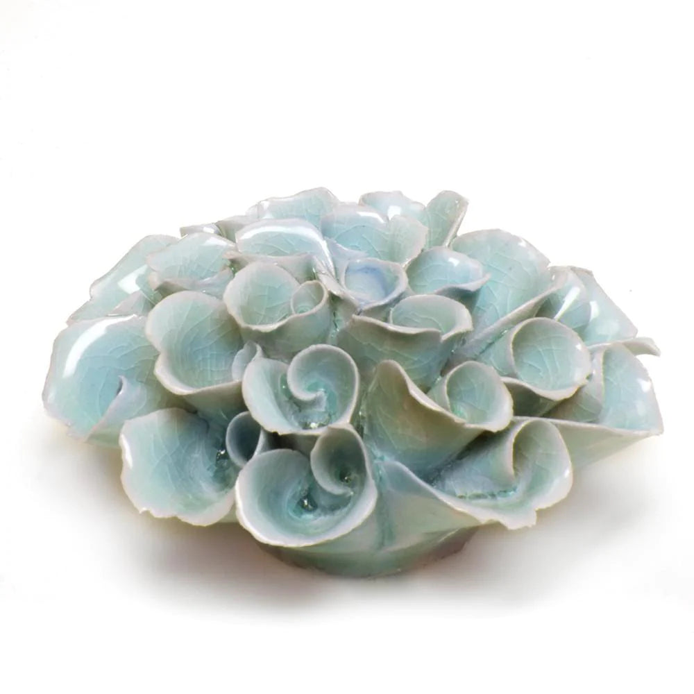 Blue Ceramic Wall Coral