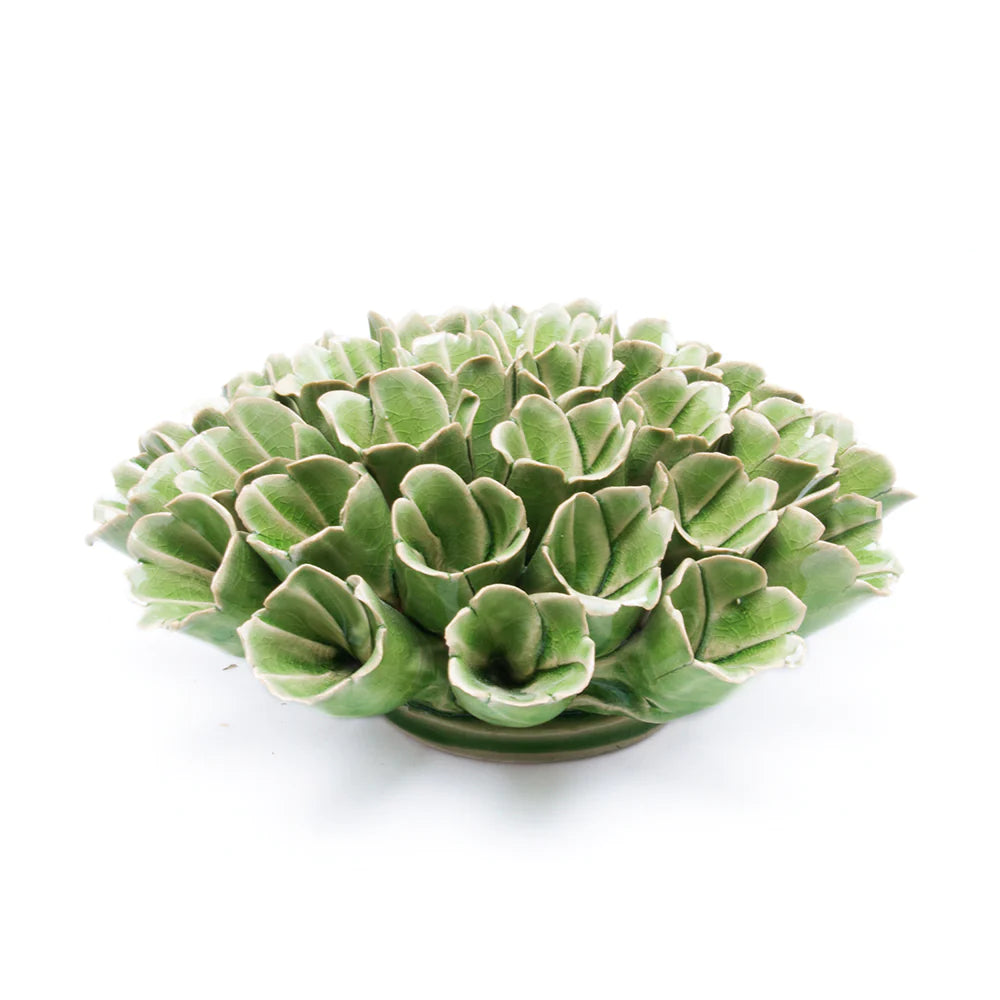 Green Ceramic Wall Coral