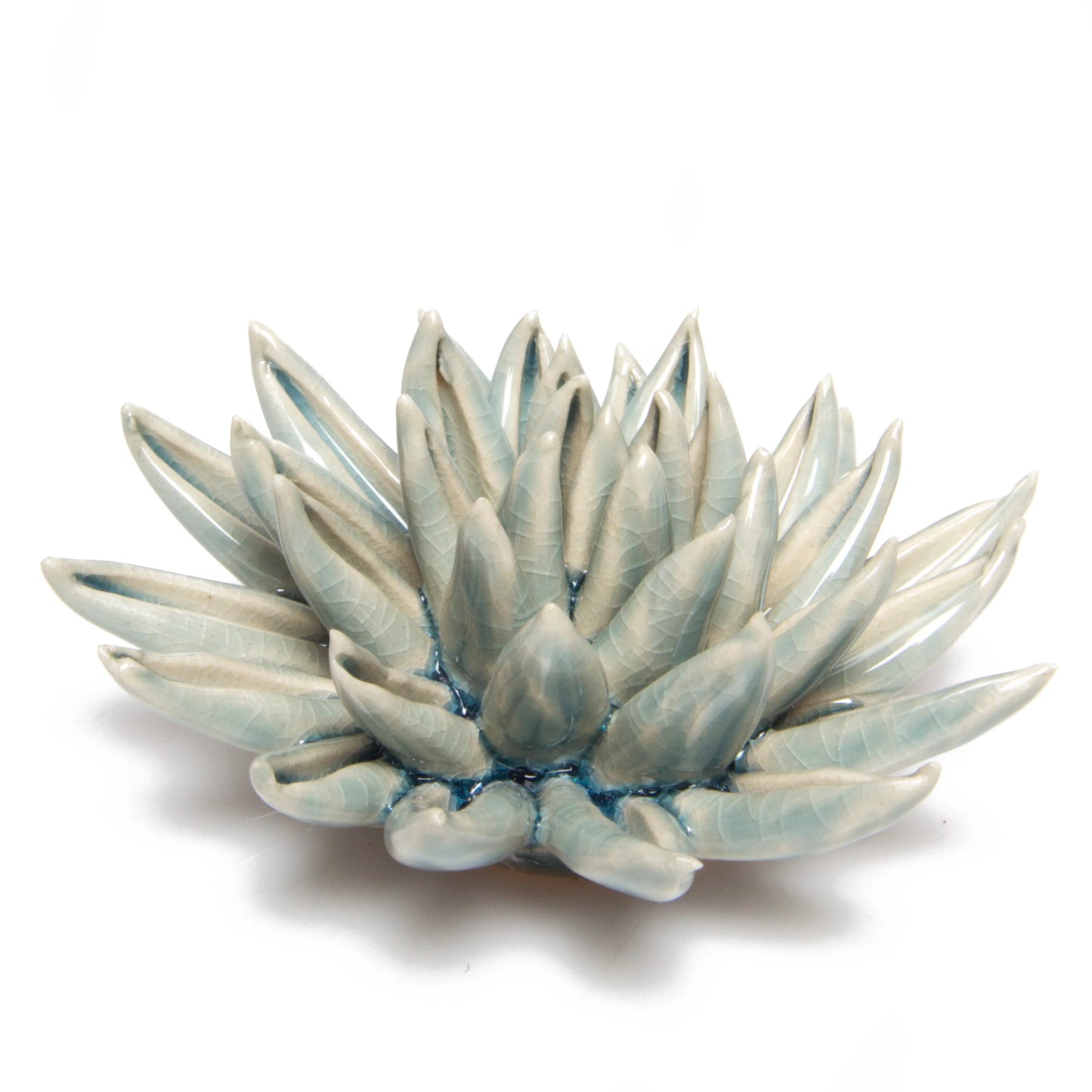 Blue Ceramic Wall Cacti