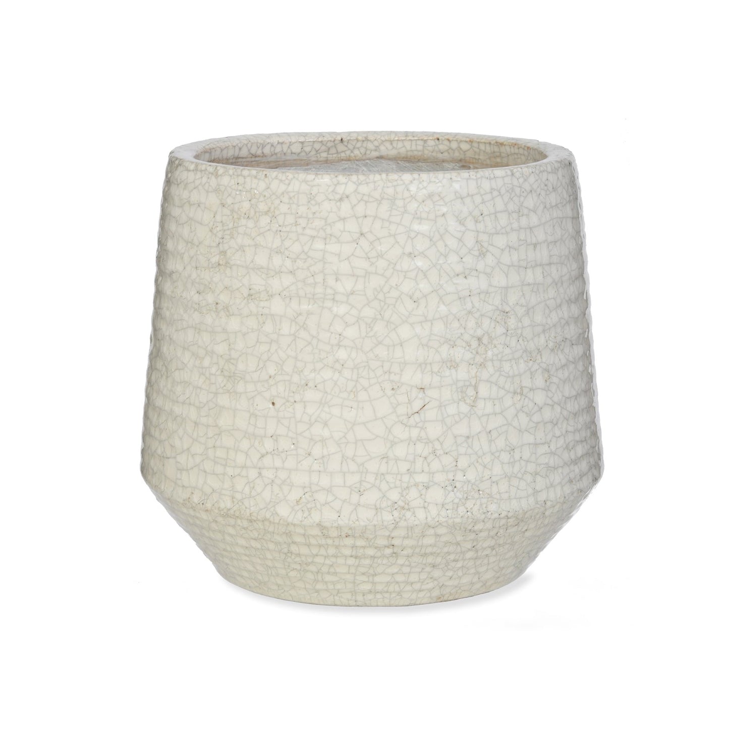 Ridged Crackle Pot